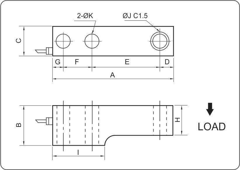Shear Beam load cells Single Ended Shear beam